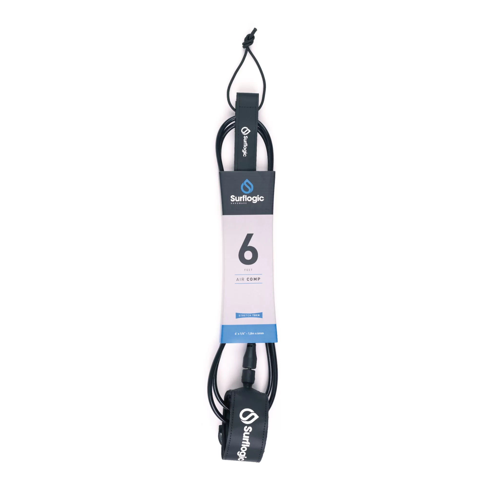 Surflogic Surf Leashes>Leash Air Comp 6 Noir