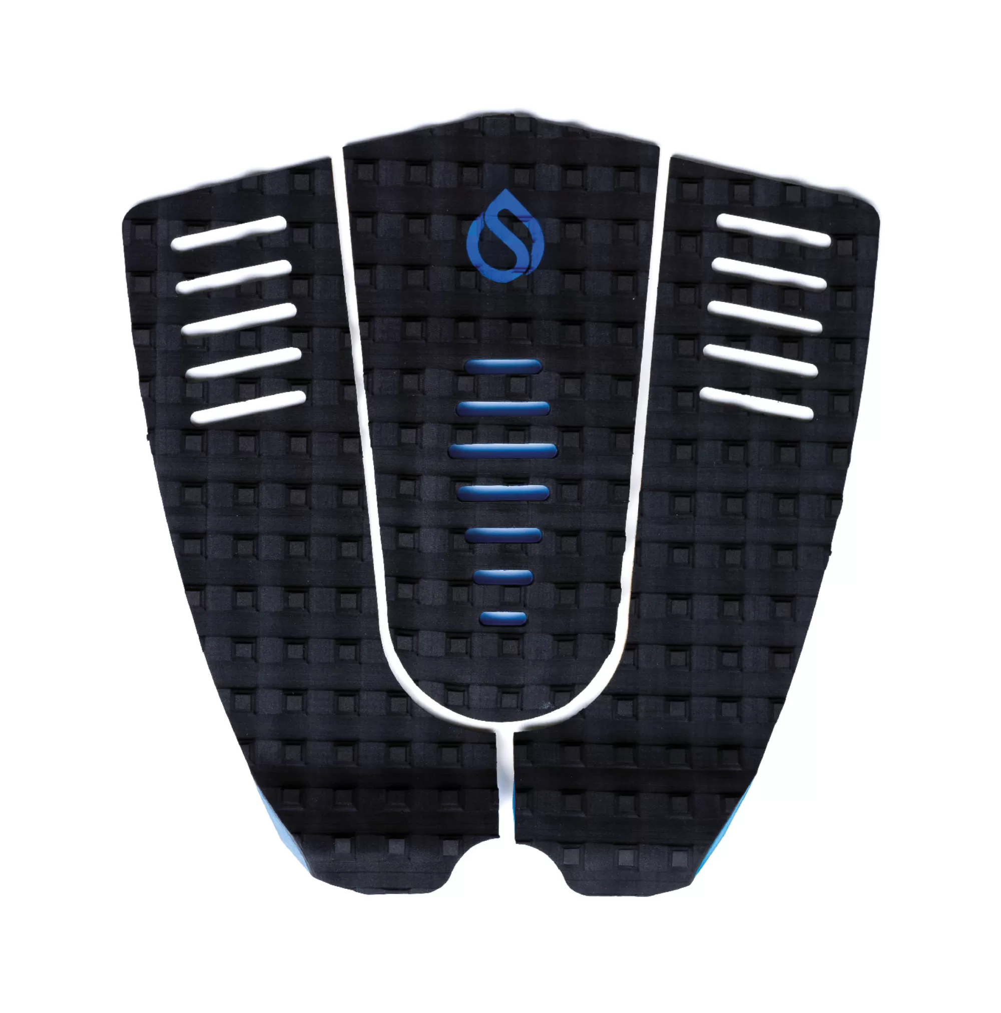 Surflogic Pads>Traction Pad Sfl Three Noir & Cyan